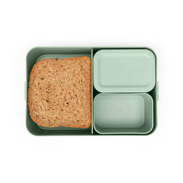 Brabantia Make & Take Bento lunchbox large, kunststof - Jade Green