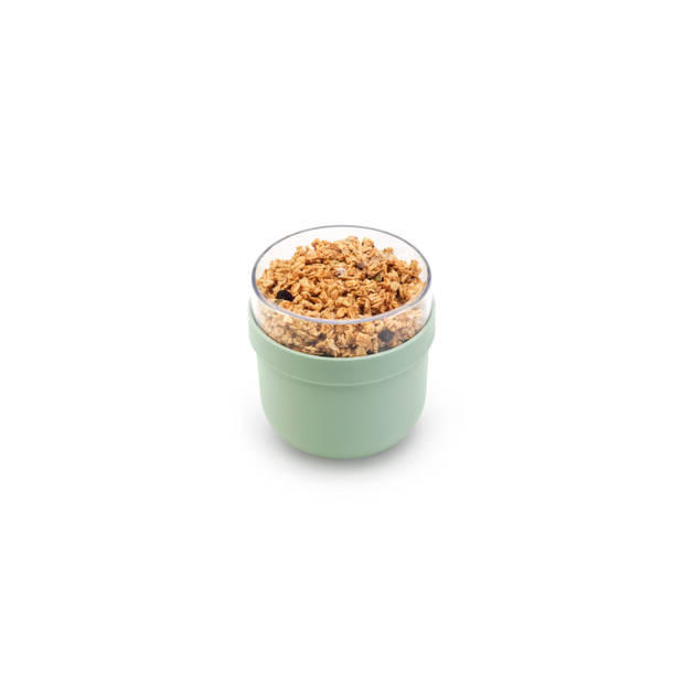 Brabantia Make & Take yoghurtbeker 0,5 liter, kunststof - Jade Green