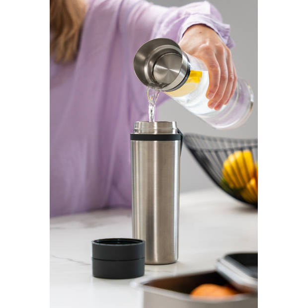 Brabantia Make & Take isoleerfles 0,5 liter - Dark Grey