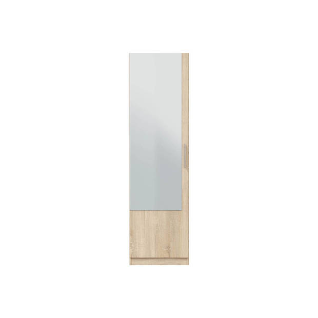 Schoenenkast - met spiegel - 180 x 50 x 22 cm - hout