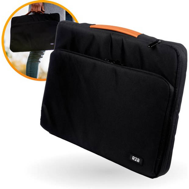 R2B Laptoptas 14 inch geschikt voor Laptops en Tablets - Laptoptas & Heren - Laptophoes 14 inch - Laptoptassen