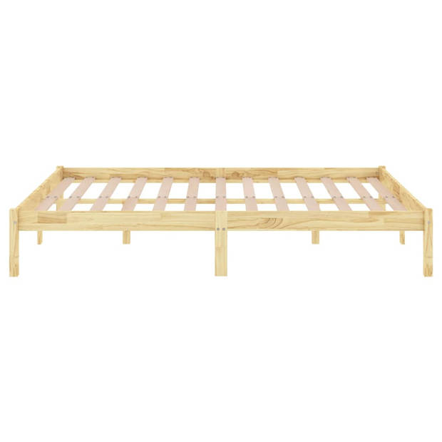 vidaXL Bedframe massief grenenhout 140x200 cm