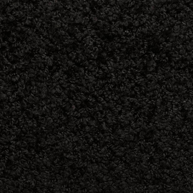 vidaXL Trapmatten 15 st 65x21x4 cm zwart