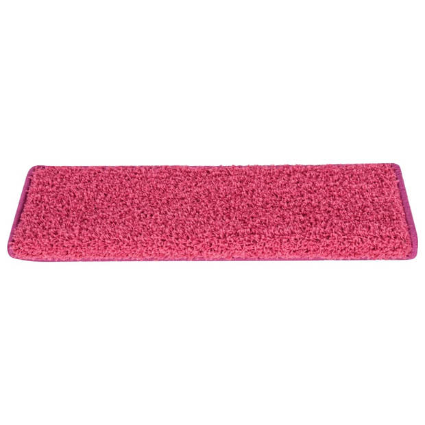 vidaXL Trapmatten 15 st 65x21x4 cm roze