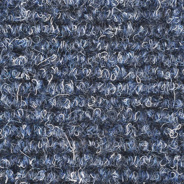 vidaXL Trapmatten zelfklevend 5 st 65x21x4 cm naaldvilt blauw