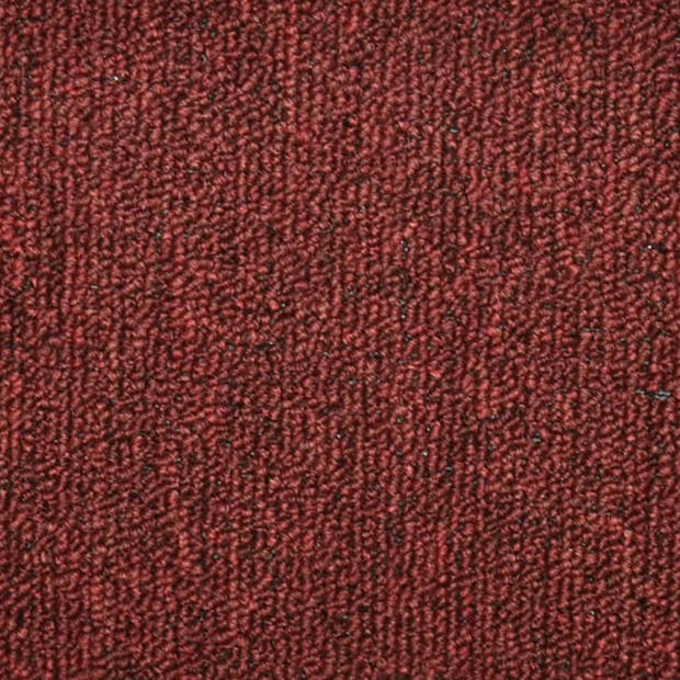 vidaXL Trapmatten 15 st 56x17x3 cm rood