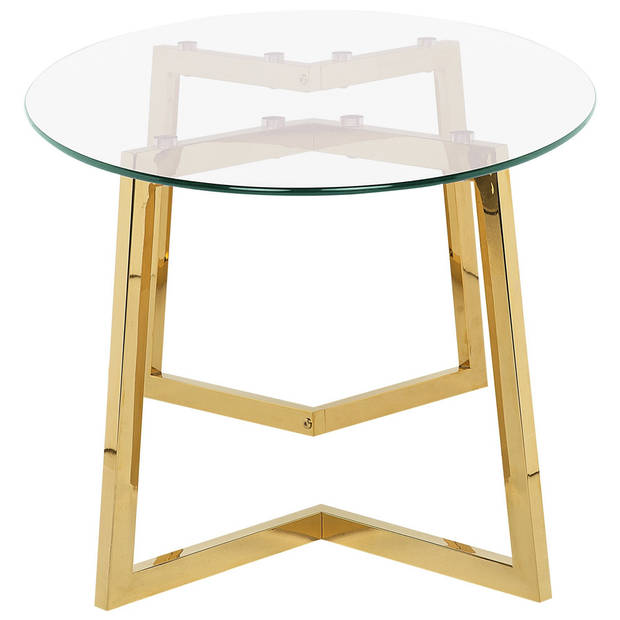 Beliani FRESNO - Salontafel-Transparant-Glas