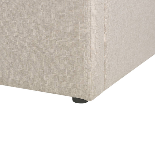 Beliani DINAN - Tweepersoonsbed-Beige-Polyester