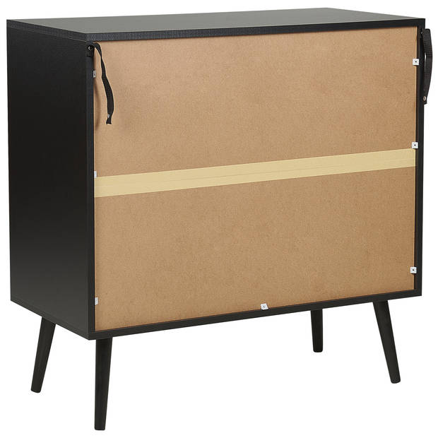 Beliani OPOCO - Commode-Zwart-MDF