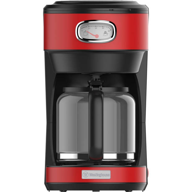 Westinghouse Retro Waterkoker + Filter-koffiezetapparaat - Koffiefilter - Rood