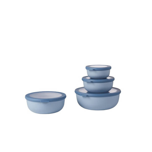 set cirqula rond 4-delig (350+750+1250+2250) - nordic blue