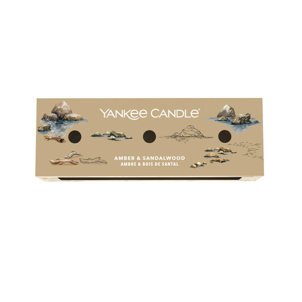 Yankee Candle Giftset Amber & Sandalwood - 3 Stuks