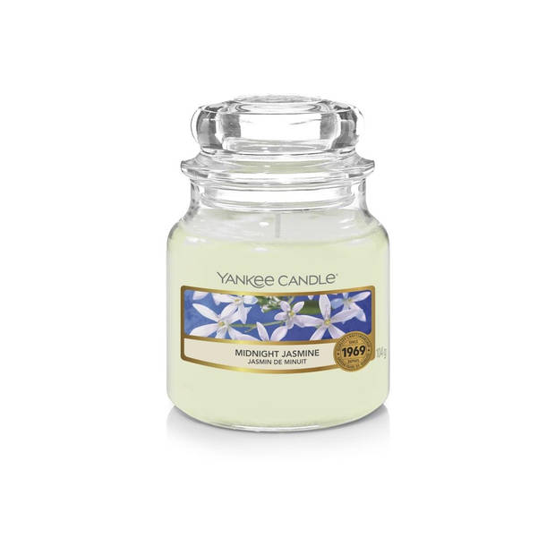 Yankee Candle Geurkaars Small Midnight Jasmine - 9 cm / ø 6 cm