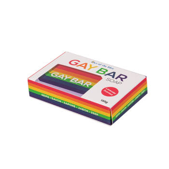 g*y Bar Soap - Kleurrijke & Frisse Zeep - Hygiëne met een Knipoog - Regenboog zeep - Original