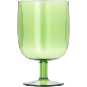 Blokker DF wijnglas kunststof groen 30cl