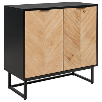 Beliani ALASKA - Sideboard-Zwart-MDF