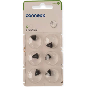 Connexx Eartip 3.0 8 mm Tulip Geschikt voor Signia en Audioservice hoortoestellen Onderdeel hoortoestel dome tip