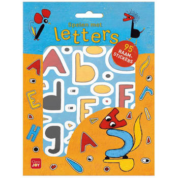 Clavis Spelen met letters stickerset. 3+