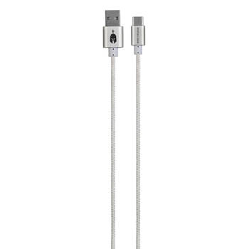 Dubbelzijdige USB-kabel (A naar C) Wit (lengte: 2m)