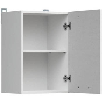 Junona keukenkast hoog - 40 x 30.5 x 57.5 cm - glanzend wit