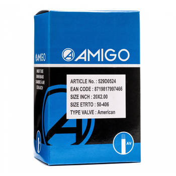 AMIGO Binnenband 20 x 2.00 (50-406) AV 48 mm