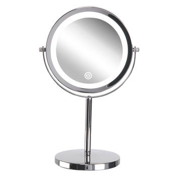 Beliani VERDUN - Make-up spiegel-Zilver-Metaal
