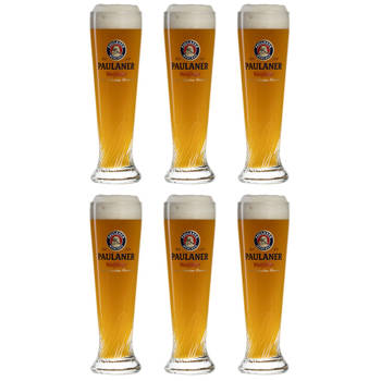 Paulaner Bierglazen Weizen - 500 ml - 6 stuks