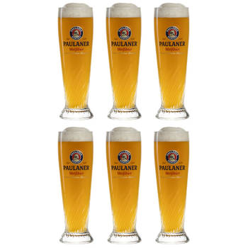 Paulaner Bierglazen Weizen - 300 ml - 6 stuks