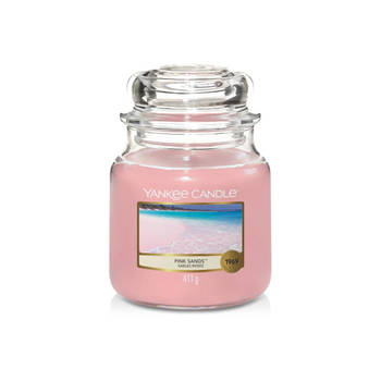 Yankee Candle Geurkaars Medium Pink Sands - 13 cm / ø 11 cm