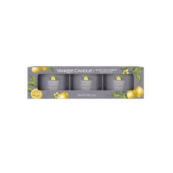 Yankee Candle Giftset Black Tea & Lemon - 3 Stuks