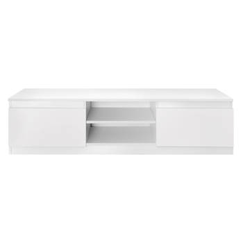 ML-Design TV lowboard wit, 140x36x40 cm, gemaakt van MDF spaanplaat