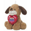 Knuffel Amour Hart Hond 25cm