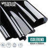 Zonwerende Raamfolie 60x200cm - UV protectie - Isolerend & Zelfklevend- Zwart Tint 39% - HR+