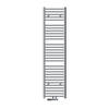 Badkamerradiator Sahara 400 x 1800 mm chroom recht + middenaansluiting