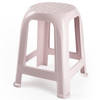 PlasticForte Keukenkrukje/opstapje - Handy Step - roze - kunststof - 37 x 37 x 46 cm - Huishoudkrukjes