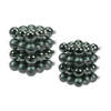 72x stuks glazen kerstballen emerald groen 4 en 6 cm mat/glans - Kerstbal