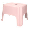 PlasticForte Keukenkrukje/opstapje - Handy Step - roze - kunststof - 40 x 30 x 28 cm - Huishoudkrukjes