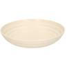 PlasticForte Rond bord/camping - diep bord - D19 cm - beige - kunststof - soepborden - Diepe borden