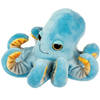 Suki Gifts pluche inktvis/octopus knuffeldier - cute eyes - blauw - 22 cm - Knuffel zeedieren