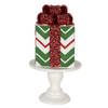 Clayre & Eef Kerstdecoratie Beeld Cadeau 24 cm Groen Polyresin Groen