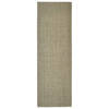 vidaXL Sisalmat voor krabpaal 66x200 cm taupe