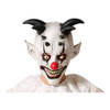 Masker Halloween Kwade Clown Wit