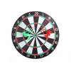 Dartbord - 40,5 cm - tweezijdig - met 6 darts