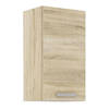 Lassen hoge kast - eiken - 40 x 31.6 x 72 cm - 1 draaideur