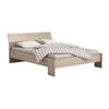 PRICY Bed 140x190 / 200cm - Decor Chene Shannon - B 145 x D 205 x H 79 cm