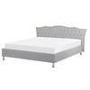 Beliani METZ - Tweepersoonsbed-Grijs-Polyester