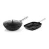 Westinghouse Pannenset Performance (Wokpan + Grillpan) ø 28 cm - Zwart - Inductie en alle andere warmtebronnen