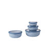 set cirqula rond 4-delig (350+750+1250+2250) - nordic blue