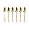 Sambonet Koffielepels Velvet Champagne 6 Stuks