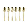 Sambonet Koffielepels Velvet Champagne 6 Stuks